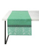 Chemin de table Escapade Tropicale Le Jacquard Français en coton et lin - 3 coloris 2 tailles