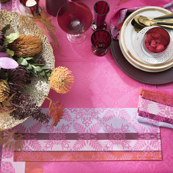 4 sets de table enduits Mumbai coton Le Jacquard Français - 3 coloris