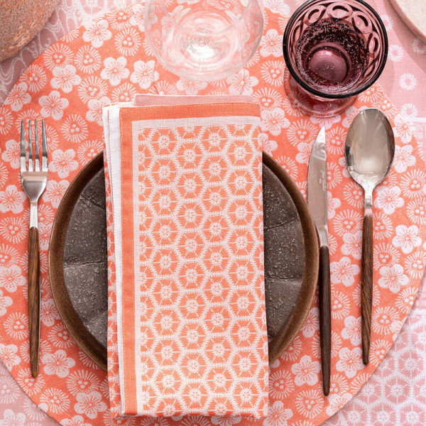 4 sets de table Wagara coton enduit Le Jacquard Français - 3 coloris