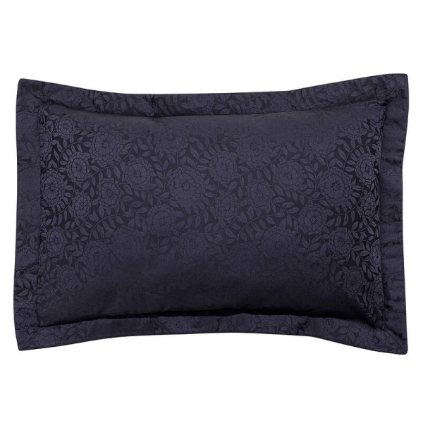 2 taies d'oreiller Flora Encre Le Jacquard Français coton - 2 dimensions