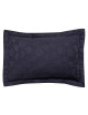 2 taies d'oreiller Flora Encre Le Jacquard Français coton - 2 dimensions