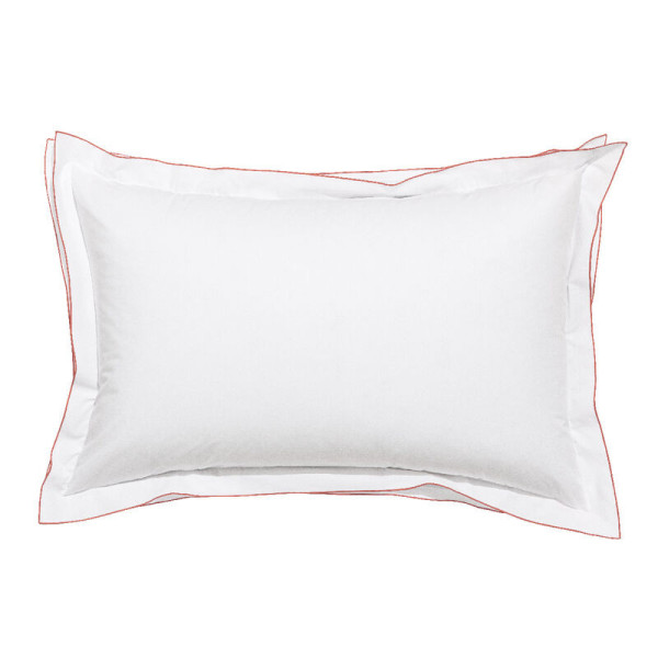 2 taies d'oreiller Songe Le Jacquard Français coton - 3 coloris 2 dimensions