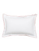2 taies d'oreiller Songe Le Jacquard Français coton - 3 coloris 2 dimensions