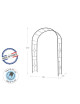 Arche de jardin Louis Moulin Vitrail Basics en acier