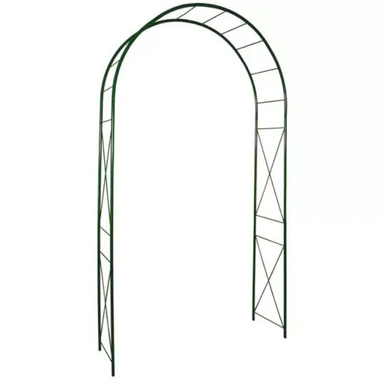 Arche de jardin Louis Moulin Losange vert sapin en acier