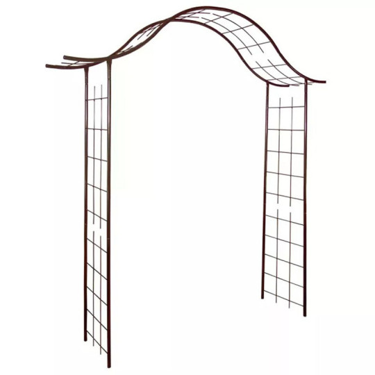 Arche de jardin Louis Moulin Portique fer vieilli en acier