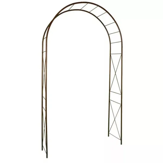 Arche de jardin Louis Moulin Losange fer vieilli en acier
