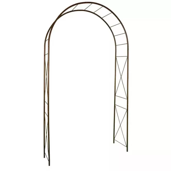 Arche de jardin Louis Moulin Losange fer vieilli en acier