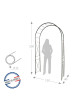 Arche de jardin Louis Moulin Losange fer vieilli en acier