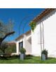 Arche de jardin Louis Moulin Losange fer vieilli en acier
