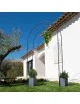 Arche de jardin Louis Moulin Losange fer vieilli en acier