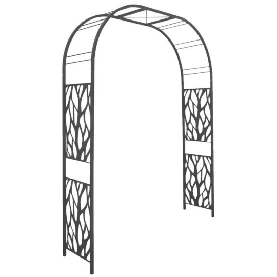 Arche de jardin Louis Moulin Décor Végétal premium en acier