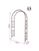 Arche de jardin Louis Moulin Romantique fer vieilli en acier