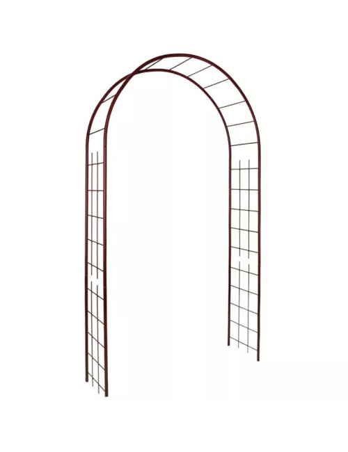Arche de jardin Louis Moulin Treillage fer vieilli en acier