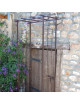 Pergola Louis Moulin modèle Etroit fer vieilli en acier