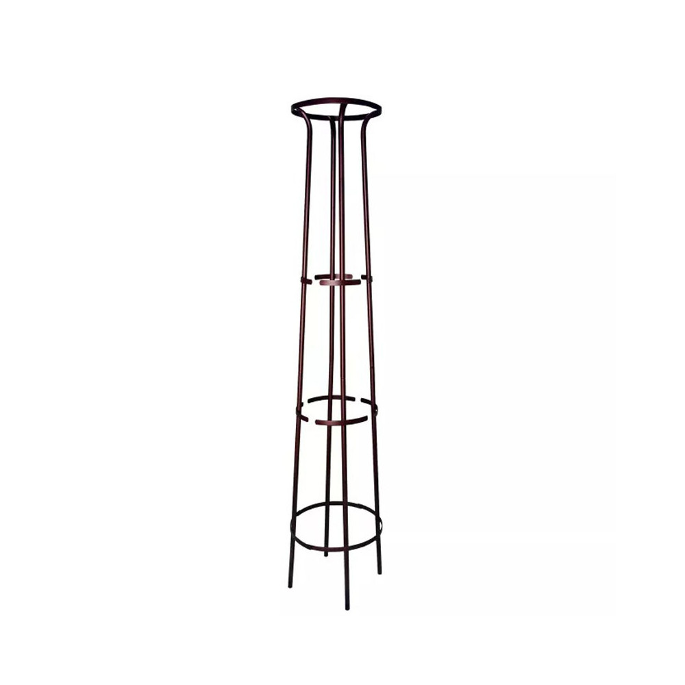Louis Moulin Pack De 4 Pieds Tube Carré à Visser Fer Vieilli 13 X 6 X 14 Cm - Made In France