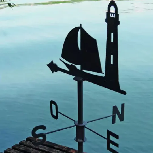 Girouette Louis Moulin en métal anthracite - 4 modèles