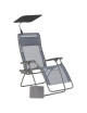Ensemble fauteuil relax LAFUMA MOBILIER et accessoires Zen Edition Textplast silex