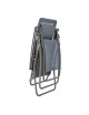 Ensemble fauteuil relax LAFUMA MOBILIER et accessoires Zen Edition Textplast silex