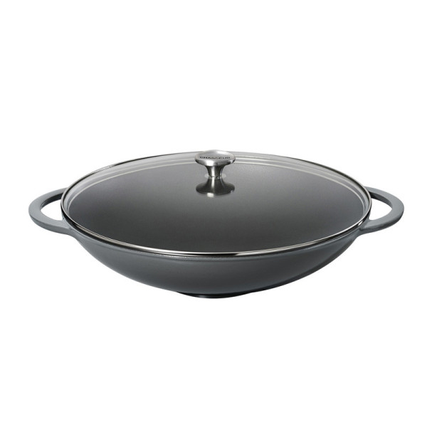 Wok en fonte CHASSEUR 37cm - 3 coloris
