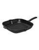 Poêle grill carrée en fonte CHASSEUR 20x20cm - 2 coloris