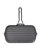 Grill en fonte CHASSEUR poignée rabattable noir mat - 2 tailles