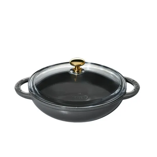 Mini wok en fonte CHASSEUR 18cm - 3 coloris
