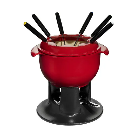 Fondue bourguignonne en fonte CHASSEUR 21cm - 2 coloris