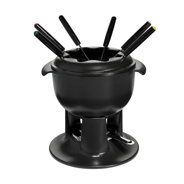 Fondue bourguignonne en fonte CHASSEUR 21cm - 2 coloris