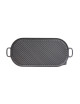Grill ovale en fonte CHASSEUR noir mat - 2 tailles