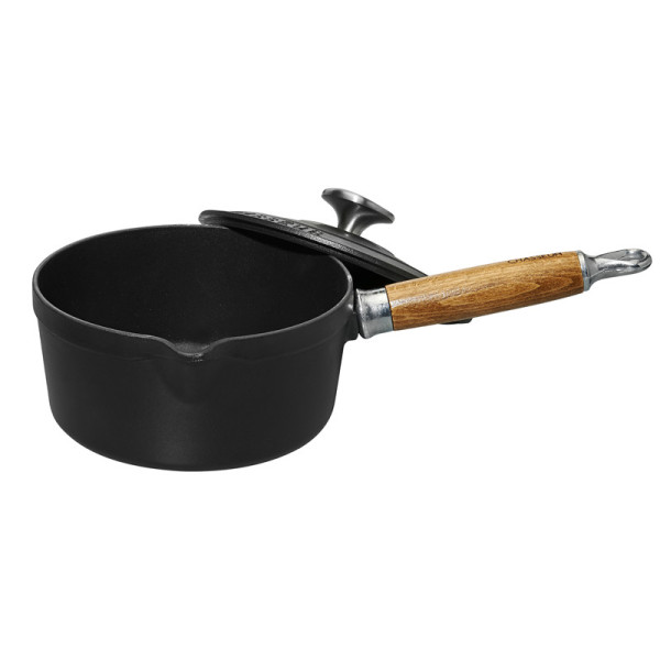Casserole en fonte CHASSEUR avec couvercle - 2 tailles 2 coloris