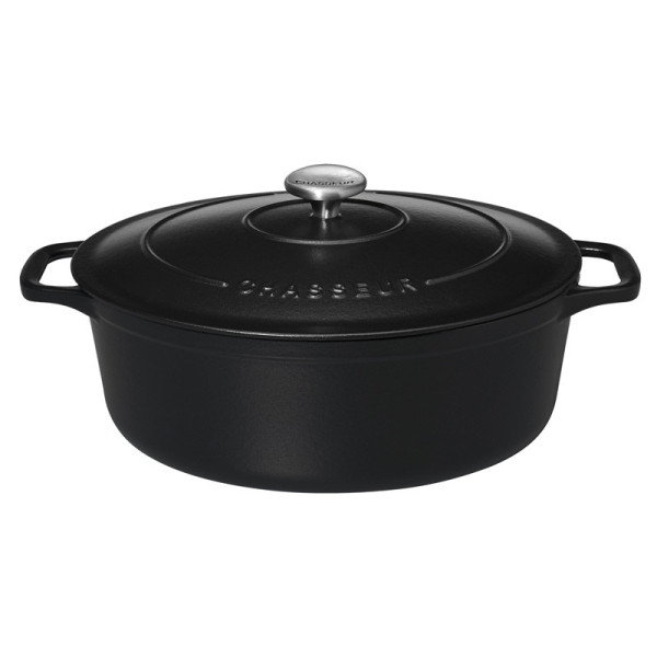 Cocotte ovale en fonte CHASSEUR 35cm - 2 coloris