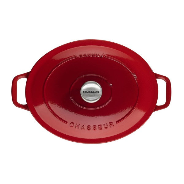 Cocotte ovale en fonte CHASSEUR 31cm - 2 coloris