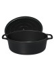 Cocotte ovale en fonte CHASSEUR 27cm - 2 coloris