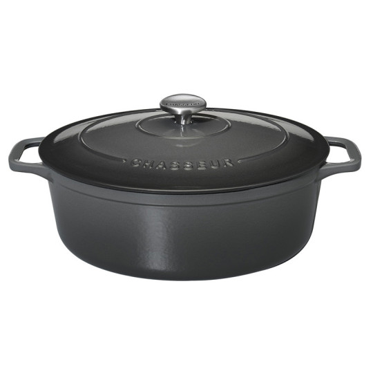 Cocotte ovale en fonte CHASSEUR 33cm - 6 coloris