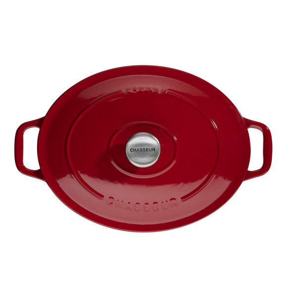 Cocotte ovale en fonte CHASSEUR 33cm - 6 coloris