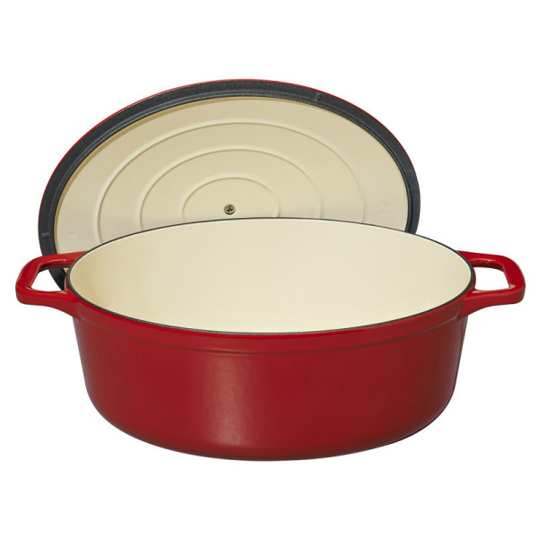 Cocotte ovale en fonte CHASSEUR 33cm - 6 coloris