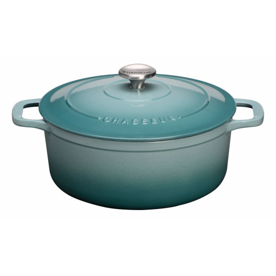 Cocotte ovale en fonte CHASSEUR 29cm - 6 coloris