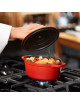 Cocotte ovale en fonte CHASSEUR 29cm - 6 coloris
