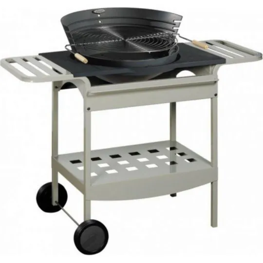 Barbecue en fonte INVICTA sur chariot Shogun