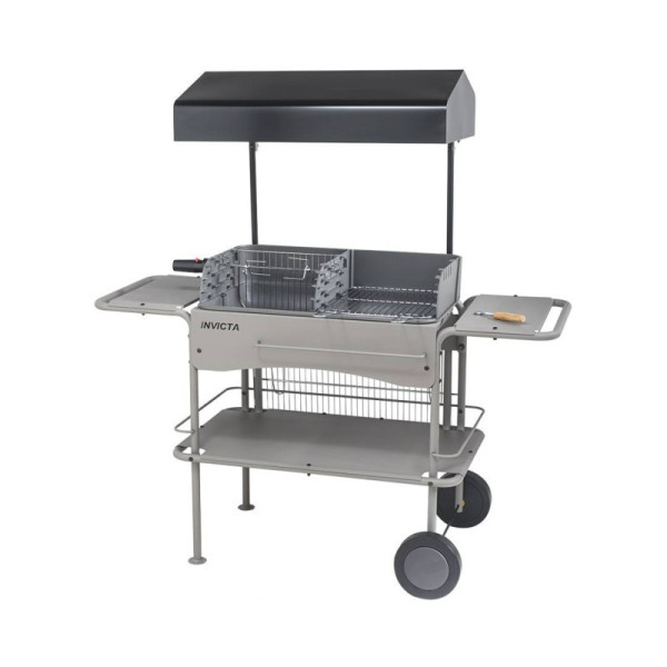 Barbecue sur chariot INVICTA avec hotte Grilladin
