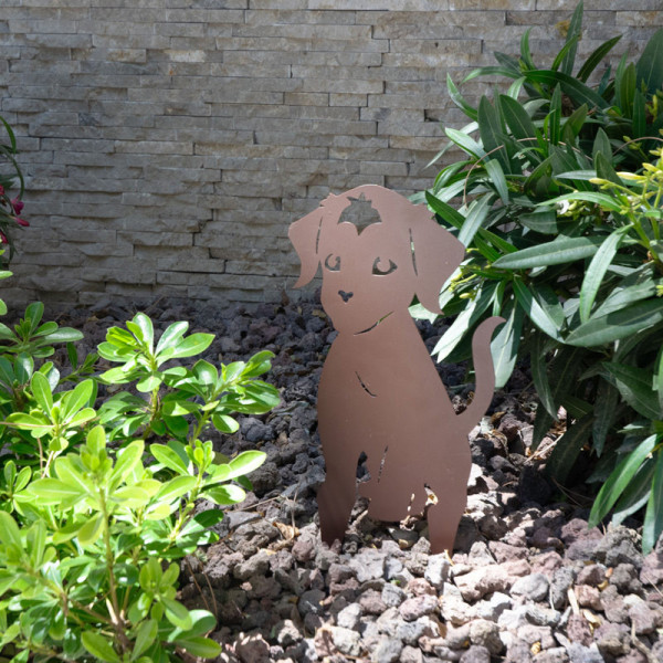 Figurine à piquer Louis Moulin décoration jardin acier - 3 modèles 2 coloris