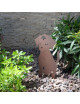 Figurine à piquer Louis Moulin décoration jardin acier - 3 modèles 2 coloris