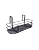 Support Louis Moulin pour plantes et aromates sur balcon métal anthracite