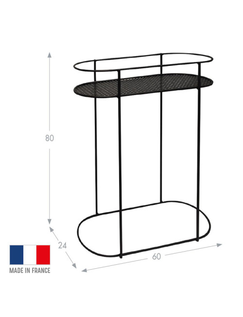 Support Louis Moulin pour plantes et aromates sur pied anthracite