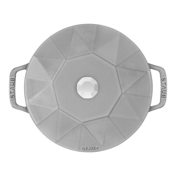 Cocotte en fonte STAUB diamant Gris graphite 22cm