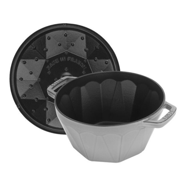 Cocotte en fonte STAUB diamant Gris graphite 22cm