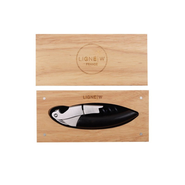 Sommelier LIGNE W Collection W Signature bois d'ébène écrin bois