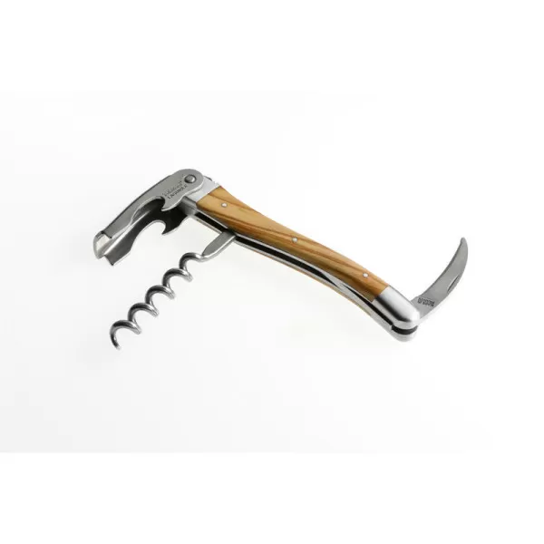 Couteau sommelier CHATEAU LAGUIOLE Collection Classic Bois d'olivier