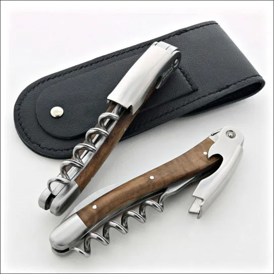 Couteau sommelier CHATEAU LAGUIOLE Collection Classic Bois de noyer